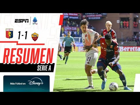 LA LOBA DURMIÓ Y LOS GRIFONES SE LO EMPATARON EN LA ÚLTIMA | Genoa 1-1 Roma | RESUMEN