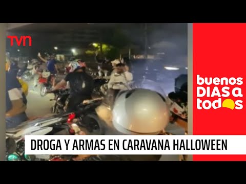 Carreras, drogas y armas en gran caravanas de motos en Halloween | Buenos días a todos