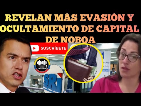 SALE A LA LUZ MAS CASOS DE EVASIÓN Y OCULTA.MIENTO DE CAPITAL DE DANIEL NOBOA NOTICIAS RFE TV