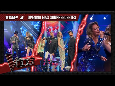 Top 3 Opening MÁS SORPRENDENTES de La Voz ! | La Voz México