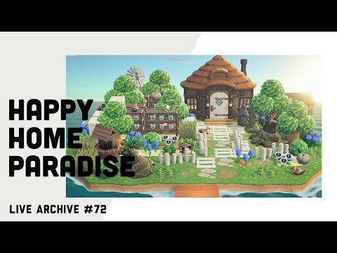 【あつ森】アプデ後初！お部屋・お庭作り配信｜レトロな床屋、魔法使いの家庭菜園【ハッピーホームパラダイス】