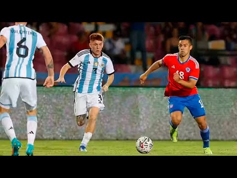 La Selección Argentina Sub 23 goleó a Chile y clasificó para pelear por un lugar en los JJOO