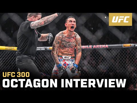 Max Holloway Octagon Interview | UFC 300