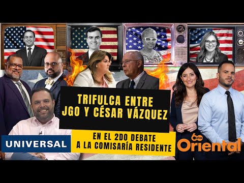 NO HABLAN INGLÉS EN DEBATE - SE FORMA SAL PA FUERA ENTRE CÉSAR VÁZQUEZ Y JGO -