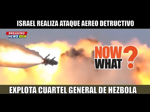 EXPLOTA Cuartel General de Hezbola FUERZAS aereas de ISRAEL atacan en LIBANO