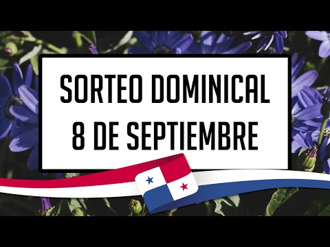 Resultados Lotería de Panamá Domingo 8 de Septiembre de 2024 - Lotería nacional de Panamá de hoy