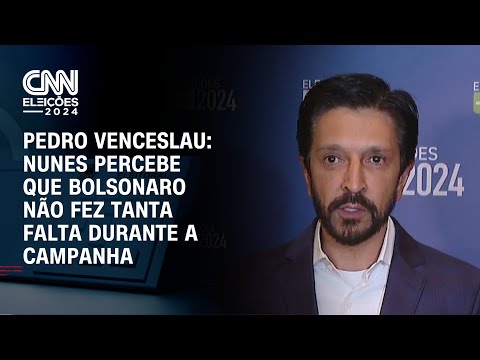 Pedro Venceslau: Nunes percebe que Bolsonaro não fez tanta falta durante a campanha | CNN 360°