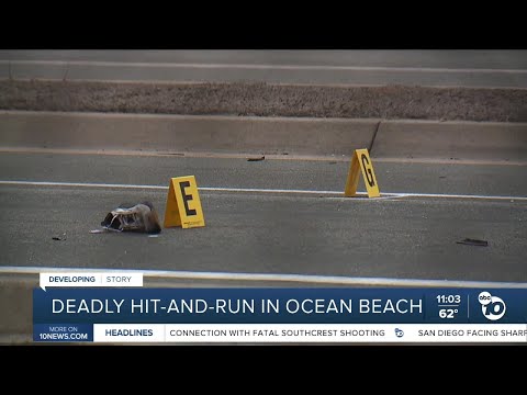 Police believe street racing led to deadly hit-and-run in Ocean Beach