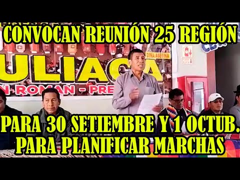 CONVOCAN REUNIÓN DE LAS 25 REGIONES PARA FIN DE MES PARA PLANIFICAR MOvILIZACIONES EN PERÚ..