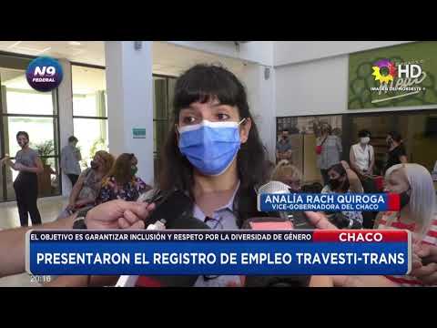 N9 FEDERAL - RACH QUIROGA - PRESENTARON EL REGISTRO DE EMPLEO TRAVESTI-TRANS