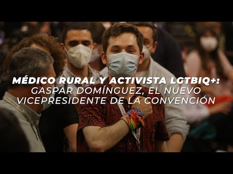 Médico rural y activista LGTBIQ+: Gaspar Domínguez, el nuevo vicepresidente de la Convención