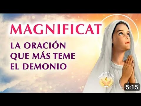 ? EL MAGNIFICAT- ORACIÓN PODEROSA A LA SANTÍSIMA VIRGEN MARÍA.  MARTES 22 OCT/24 ?