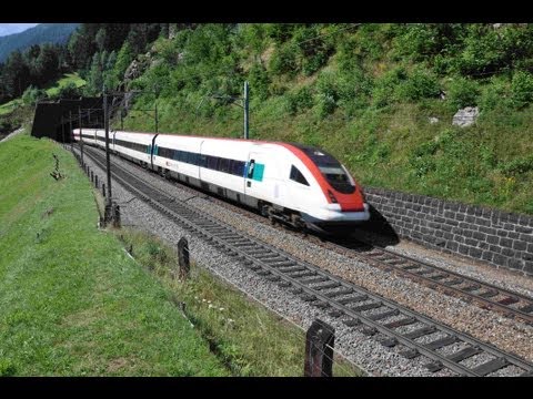 Die Gotthardbahn im Sommer 2012 - Zug,trainfart,train