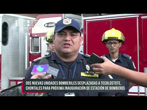 Nuevas unidades bomberiles para Tecolostote, Chontales - Nicaragua