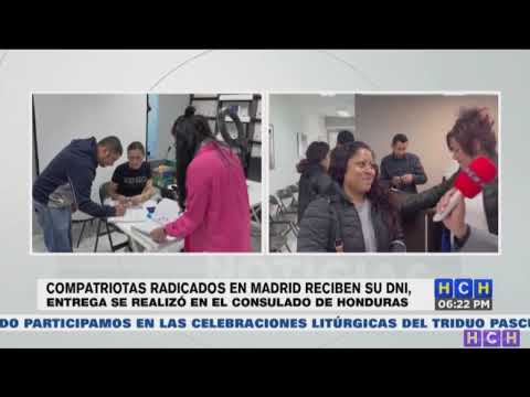 Cientos de hondureños reclaman su DNI en el Consulado de Honduras en Madrid