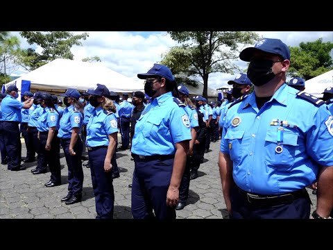 La Policía de Estelí asciende en grados a 70 oficiales
