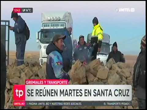 22062024 GREMIALES DE EL ALTO SE REUNIRÁN CON EL TRANSPORTE PESADO EN SANTA CRUZ UNITEL