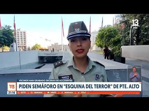 Esquina del terror: vecinos piden semáforo tras decena de accidentes en calle de Puente Alto