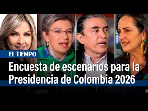 Encuesta de escenarios para la Presidencia: puntean Vicky Dávila, Sergio Fajardo y Claudia López