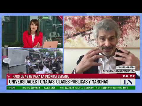 Universidades tomadas, clases públicas y marchas; paro de 48 hs para la próxima semana