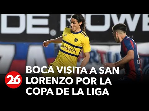 Boca visita a San Lorenzo por la Copa de la Liga