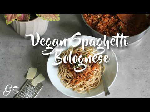 Spaghetti Bolognese Recipe using Textured Vegetable Protein (TVP)