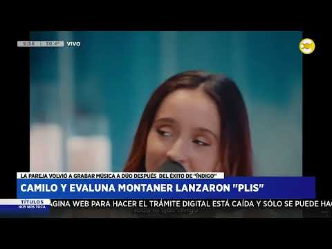 Camilo y Evaluna Montaner lanzaron Plis ? HNT a las 8 ? 08-02-24