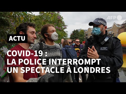Covid-19: à Londres, la police stoppe un spectacle de danse en plein air | AFP