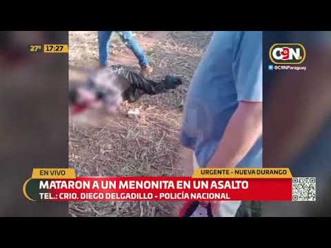 Mataron a un menonita en un asalto en Nueva Durango