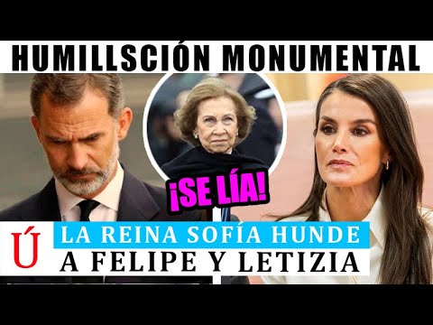 OVACIÓN HISTÓRICA a Doña Sofía AVERGÜENZA a Letizia y Felipe VI y crisis en Semana Santa de Leonor