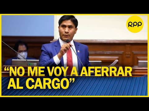 Wilson Soto: “No me voy a aferrar al cargo, pero el parlamento no está obstruyendo”