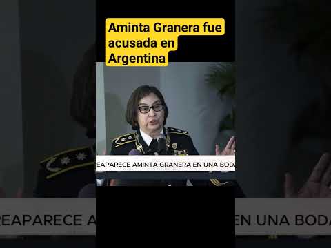 Aminta Granera fue acusada en Argentina junto a Daniel Ortega y Rosario Murillo
