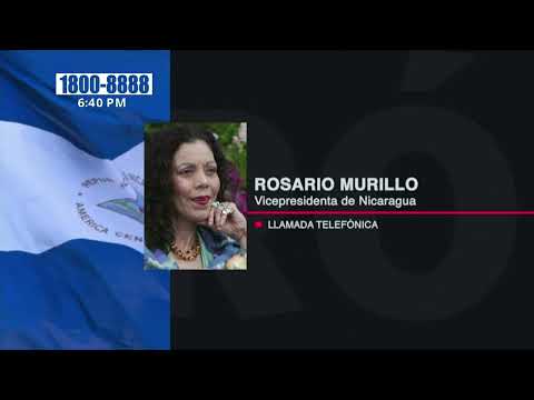 Rosario Murillo: «Viva nuestra Nicaragua siempre libre»