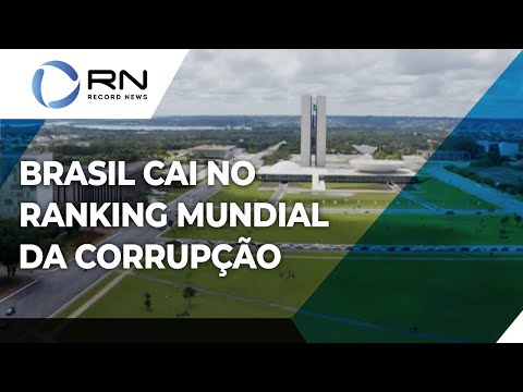 Brasil cai no ranking mundial da corrupção