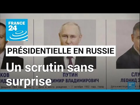 Présidentielle en Russie : Vladimir Poutine sans véritable opposition • FRANCE 24