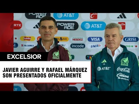 Javier Aguirre y Rafael Márquez son presentados oficialmente con la Selección Mexicana