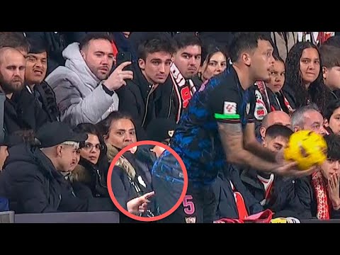 UN AFICIONADO DEL RAYO VALLECANO METE EL DEDO EN EL ANO DE OCAMPOS DURANTE UN PARTIDO