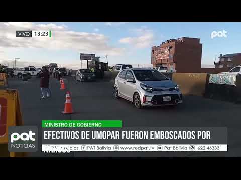 Emboscada a policías