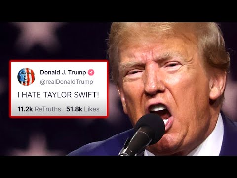 Trump ERUPTS At Taylor Swift, Gets Mocked, CAN'T SHAKE IT OFF