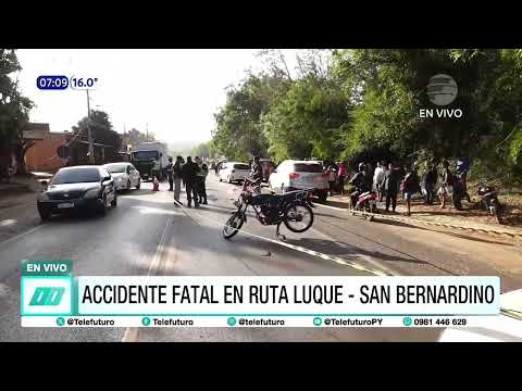 Accidente fatal en Luque