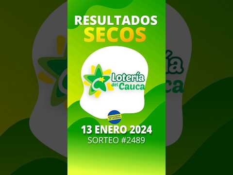 Secos de la Lotería de Cauca del 13 de Enero 2024 #shorts #resultado #loteria #cauca