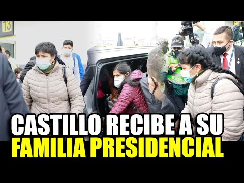 PEDRO CASTILLO: LA FAMILIA PRESIDENCIAL LLEGÓ A LIMA PARA PARTICIPAR EN LA ASUNCIÓN DE MANDO