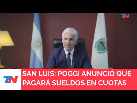 SAN LUIS I Sueldos estatales en cuotas por las medidas económicas