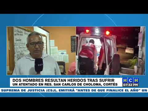 Tiroteo deja dos personas con graves heridas que se trasladaban en un taxi en San Carlos, Choloma