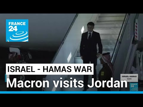 Macron heads to Jordan, calls for international coalition against Hamas • FRANCE 24 English