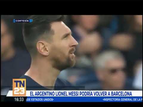 El argentino Lionel Messi podría volver a Barcelona