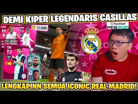 ABISIN 12K COIN DEMI SEMUA PEMAIN BINTANG MADRID! PES MOBILE 2021