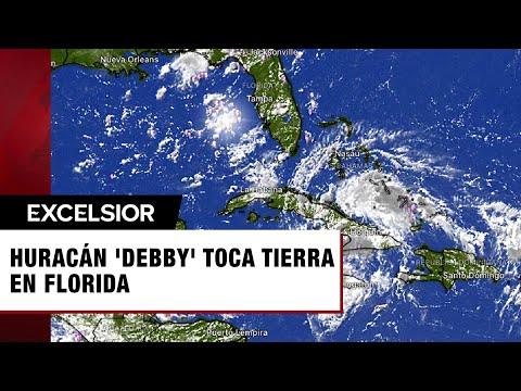 Florida en alerta por huracán Debby categoría 1