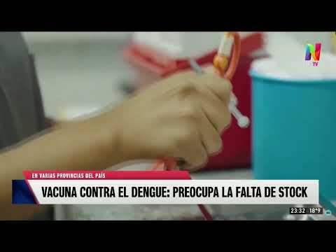 Vacuna contra el dengue: preocupación por la falta de stock