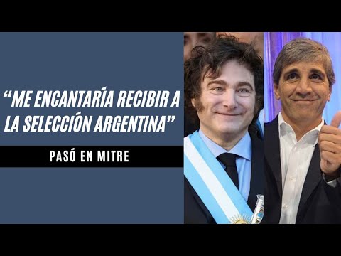 La entrevista completa de Javier Milei y Luis Caputo tras el bicampeonato de la Selección Argentina